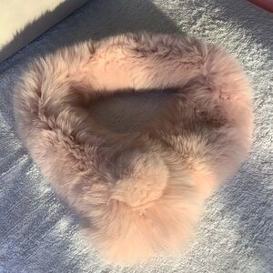 Adrienne Landau fox fur scarf